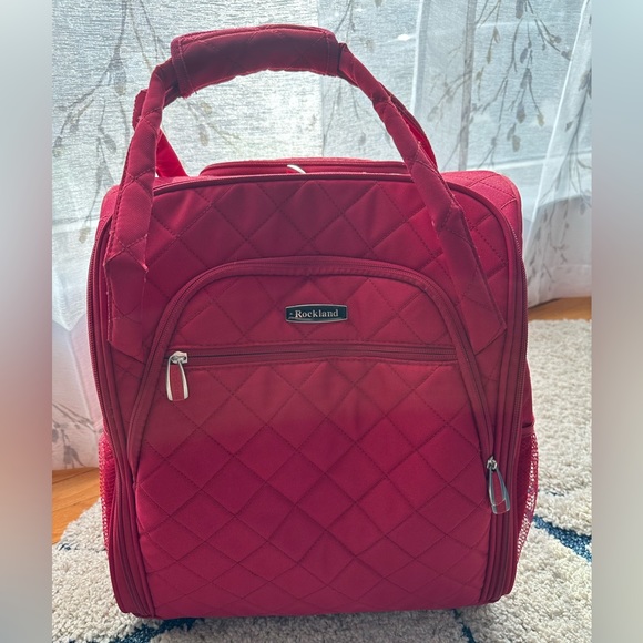 Rockland Melrose collection Upright Wheeled Underseater in Cherry Red - Picture 1 of 8
